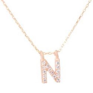 Welch 925 Sterling Silver Letter N Necklace