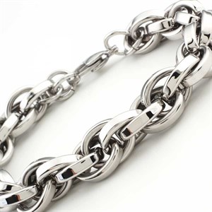 Welch Gold Model Chain Steel Bracelet
