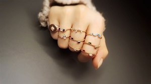 Welch Baget Taşlı Kadın Gümüş Yüzük