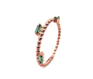 Welch Baget Taşlı Kadın Gümüş Yüzük