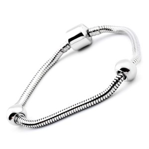 Welch White Steel Charm Bracelet