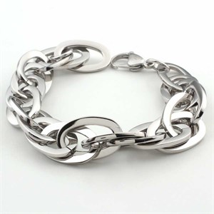 Welch White Chain Steel Bracelet