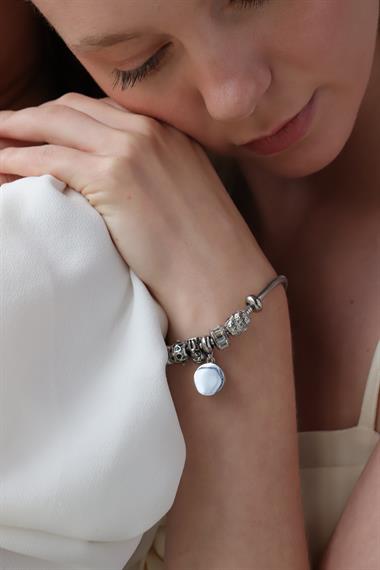 ​​Welch Steel Charm Bracelet