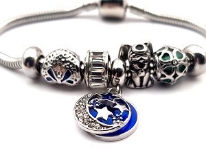 ​​Welch Steel Charm Bracelet