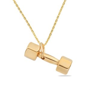 Welch Çelik Dambıl Kolye