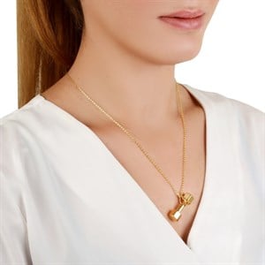 Welch Çelik Dambıl Kolye