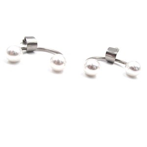 Welch Çelik İnci Küpe