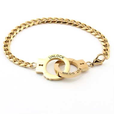 Welch Steel Handcuff Chain Bracelet