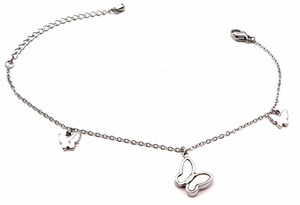 Welch Steel Enamel Butterfly Bracelet