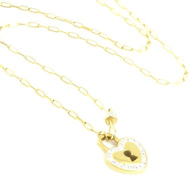 Welch Çelik Minimal Kalpli Kolye