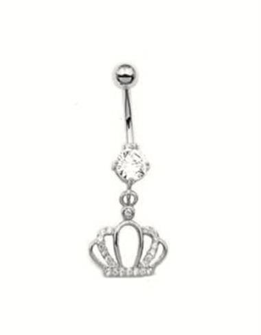 Welch Gold Steel Crown Navel Piercing
