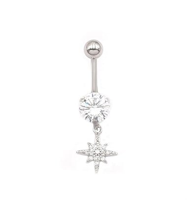 ​​Welch Çelik Helix Tragus Kutup Yıldızı Göbek Piercing Welch Çelik Piercing Modelleri - WELCH 