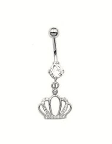 Welch Gold Steel Crown Navel Piercing