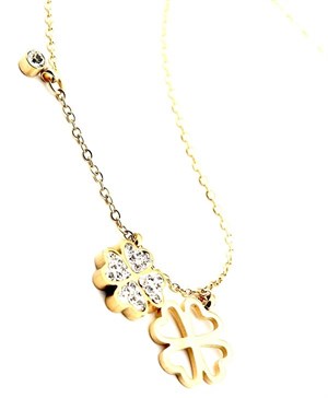 Welch Steel Lucky Clover Necklace