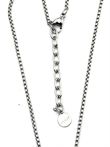 Welch Çelik Taşlı Çapa Kolye