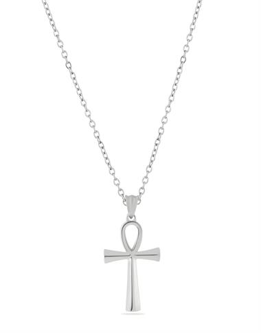 Welch Çelik Zincir Haç Kolye