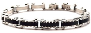 Welch Double Sided Mens Steel Bracelet