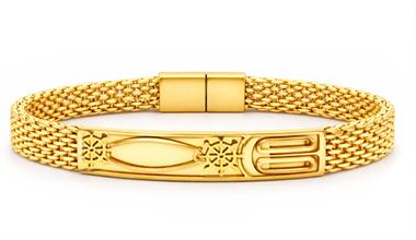 ​Welch Gold Steel Chain Bracelet