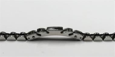 ​​​​​Welch Siyah Beyaz Çelik Bileklik