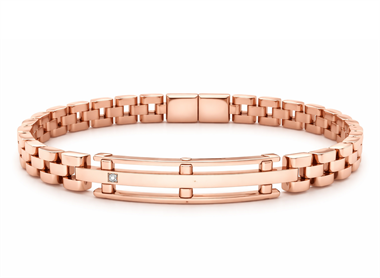 ​​Welch Rose Steel Stone Bracelet
