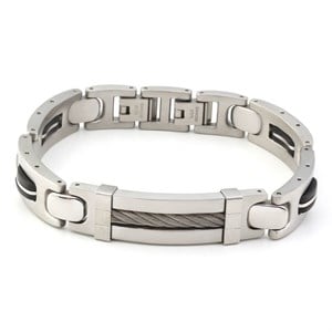 Welch Mens Wire Rope Bracelet