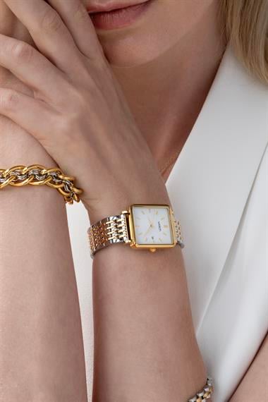 Welch Gold Beyaz Çelik Zincir Bileklik