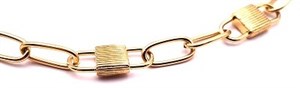 Welch Gold Steel Padlock Bracelet