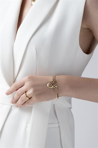 Welch Gold Çelik Asma Kilit Bileklik