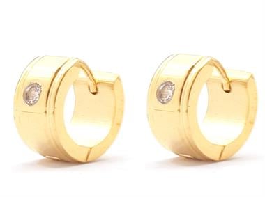 Welch Gold Çelik Halka Küpe