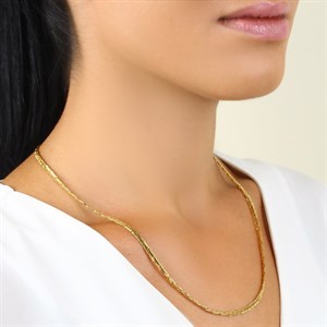 Welch Gold Steel Necklace