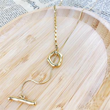 Welch Gold Çelik Minimal Kolye