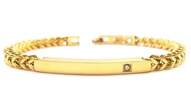 Welch Gold Çelik Pırlantalı Bileklik