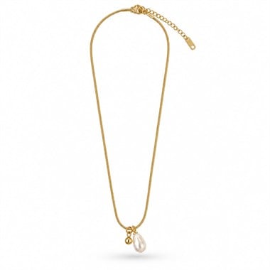 ​​Welch Gold Çelik İncili Kolye