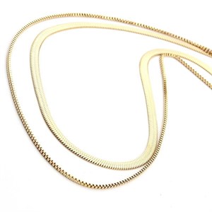 Welch Altın Kaplama Çelik Çift Zincirli KadınKolye