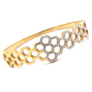 Welch Gold Kadın Çelik Arı Peteği Bileklik