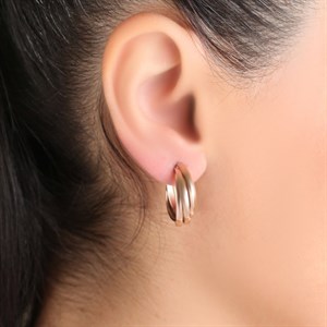 Welch Gold Kadın Çelik Top Çubuklu İnci Küpe