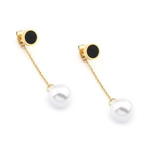 Welch Gold Kadın Çelik Top Çubuklu İnci Küpe