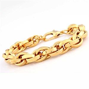 Welch Gold Womens Chain Steel Bracelet