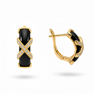 ​​​​​​​​​​​​​​Welch Gold Kaplama Seramik Çelik Küpe 