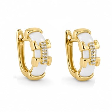 ​​​​​​​​​​​​​​Welch Gold Kaplama Seramik Çelik Küpe  Welch Gold Kaplama Seramik Çelik Küpe  Modelleri ve Çelik Küpe Fiyatları - WELCH 