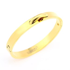 Welch Gold Cuff Steel Bracelet