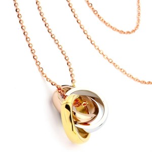 Welch Gold Rose Halka Kadın Çelik Kolye