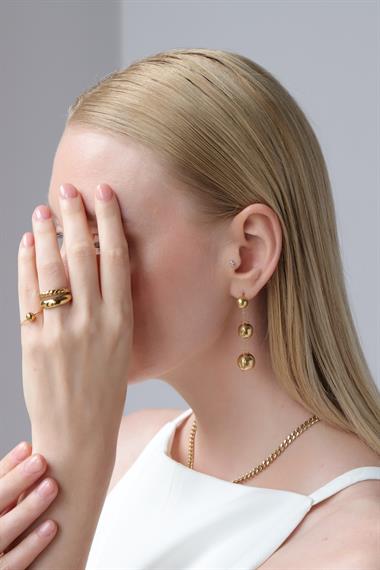 Welch Gold Tasarım Çelik Yüzük