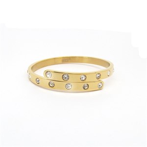 Welch Gold Taşlı Çelik Love Bileklik