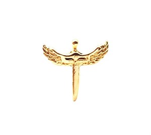 Welch Gold Taşlı Çelik Melek Piercing