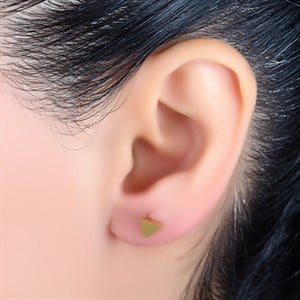 Welch Gold Üçgen Küpe