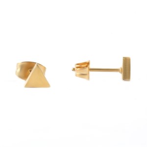 Welch Gold Üçgen Küpe