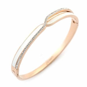 Welch Kadın Çelik Beyaz Mineli Bileklik