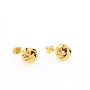 Welch Womens Gold Steel Earrings