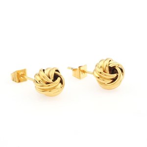 Welch Womens Gold Steel Earrings